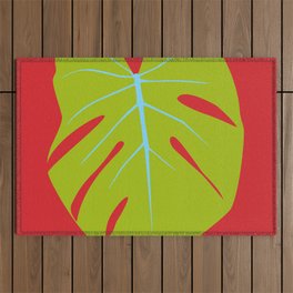 Tropical Leaf - Young Monstera Outdoor Rug
