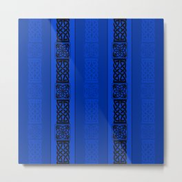 Viking blue Metal Print | Knotwork, Graphicdesign, Elaborate, Pattern, Norse, Celticknot, Vikings, Celticknotwork, Celtic, History 