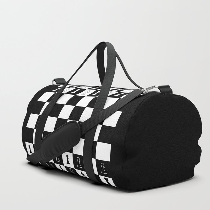 Chess Board Layout Duffle Bag