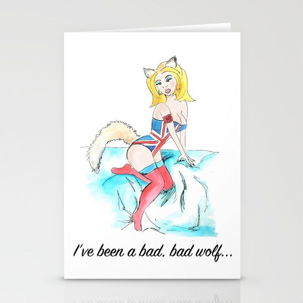 Bad, Bad Wolf Stationery Cards