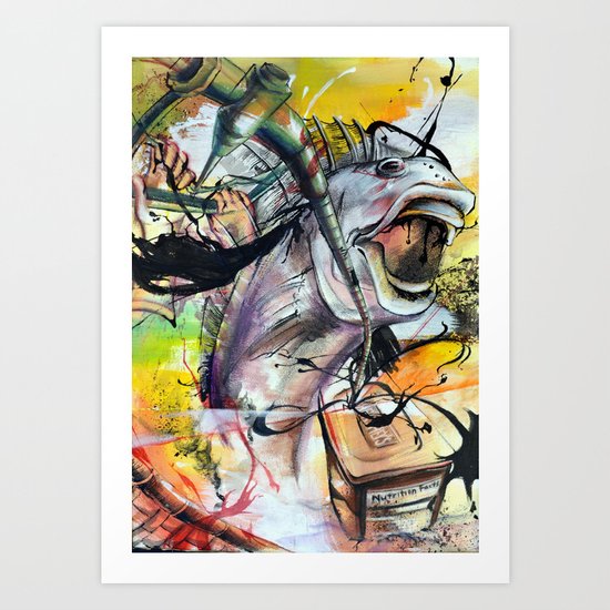 Oil Spill Art Print