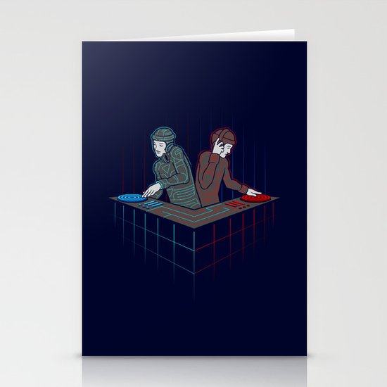 Techno-Tron-ic Stationery Cards