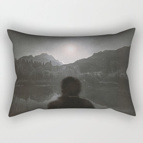 Hypnotized by the Moon II Rectangular Pillow