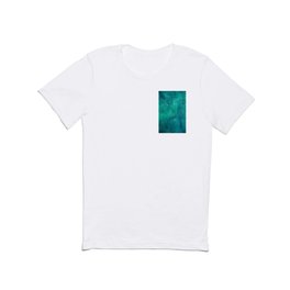 Mint Color and Turquoise Water Surface from Beautiful Sea Lagoon T Shirt