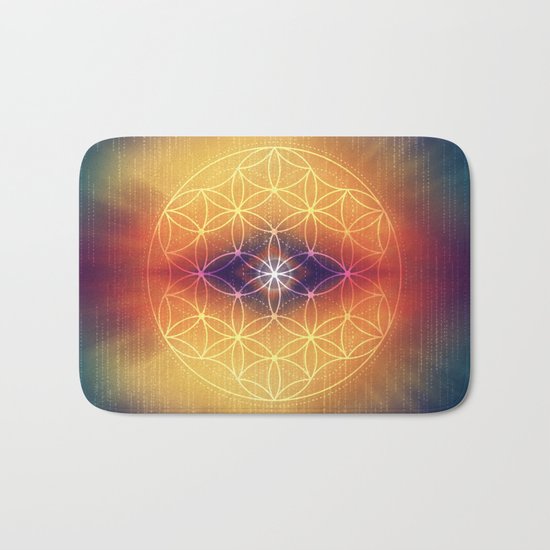Flower of Life Bath Mat