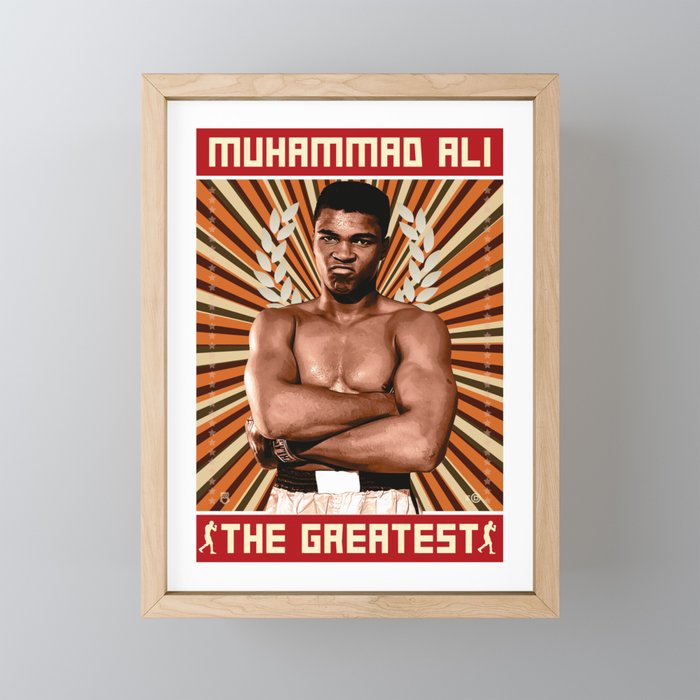 Ali The Greattest Framed Mini Art Print