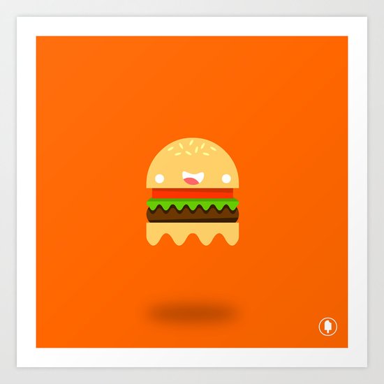 Ham-Boo-ger Art Print