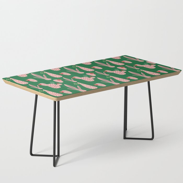 Mid Mod Cactus Green Coffee Table