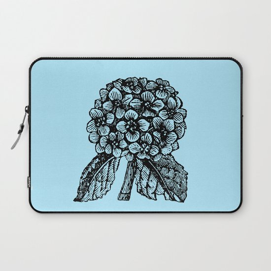 Blue Hydrangea Laptop Sleeve