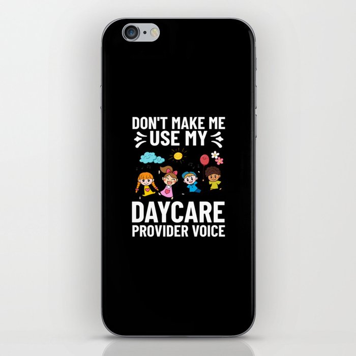 Daycare Provider Childcare Babysitter Thank You iPhone Skin