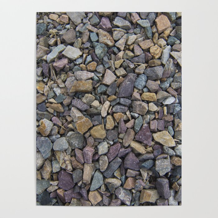 Pebbles on Lake Champlain Poster