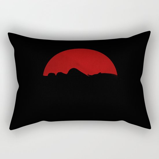 Samurai Girl Rectangular Pillow