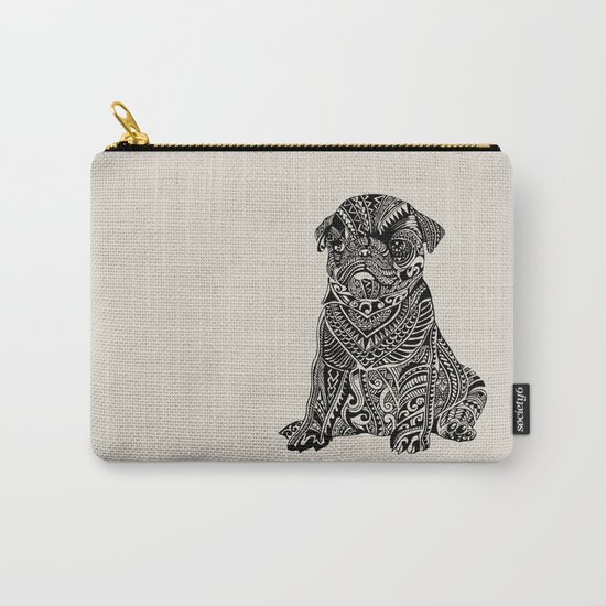 Polynesian Baby Pug Carry-All Pouch