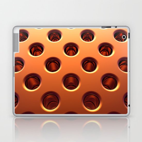 Shiny Holes Laptop & iPad Skin