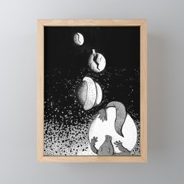 Planet lizzard Framed Mini Art Print