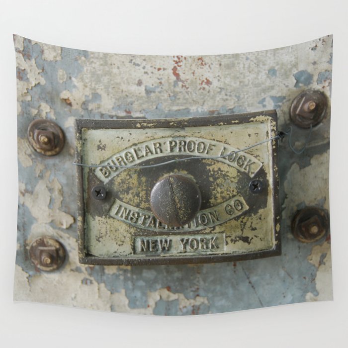 Dumbo Loft Door Lock Brooklyn New York Wall Tapestry
