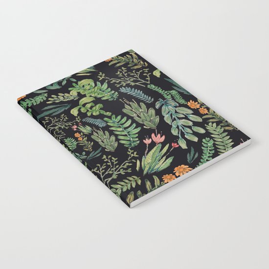 circular garden at nigth Notebook