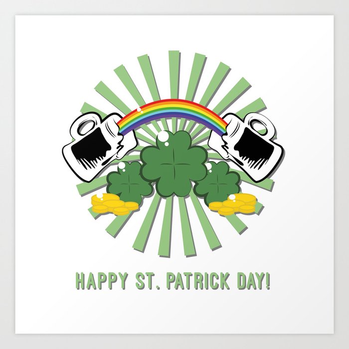 Happy St. Patrick Day Art Print