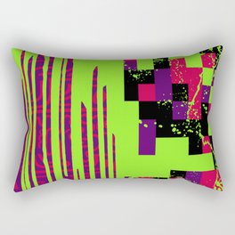 Mixed Grid Rectangular Pillow