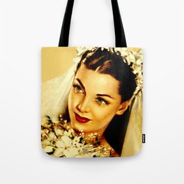 The Beautiful Bride - 1940s, 1950s, Old World Romantic Wedding Tote Bag