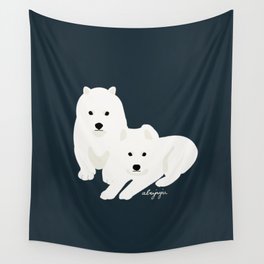 Samoyed puppy Wall Tapestry