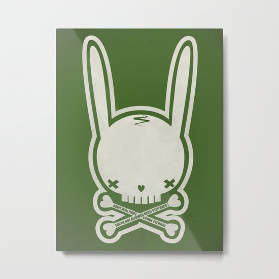 SKULL BUNNY of PIRATE - EP02 MOSS V. Metal Print