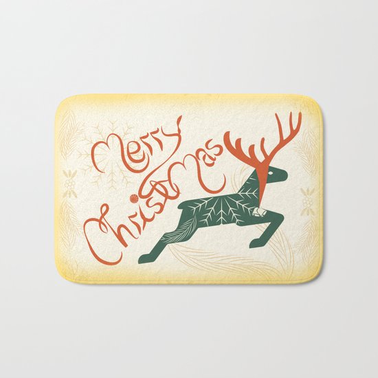 Christmas Bath Mat