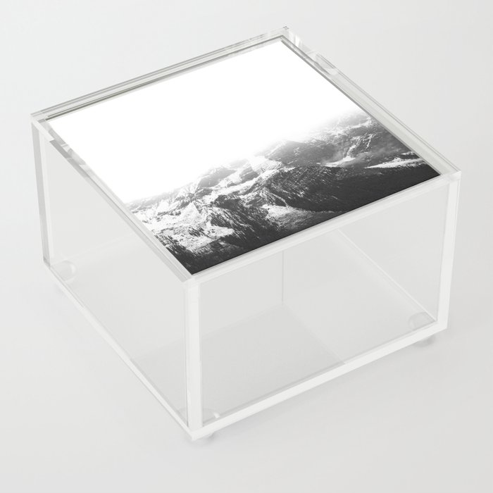 Jasper Alberta | Landscape Photography | Mountains | B#W Acrylic Box
