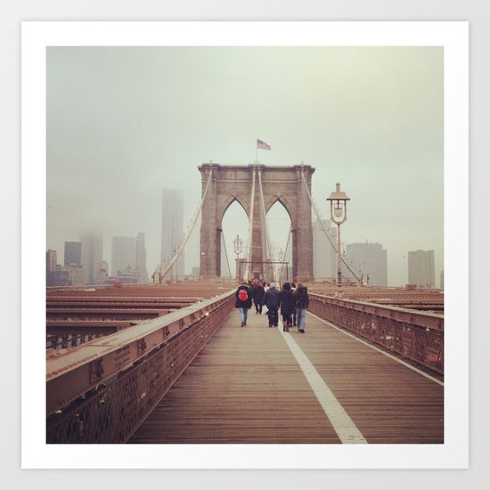 Brooklyn Bridge Art Print