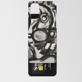 Grey Street art graffiti expressionist Android Card Case