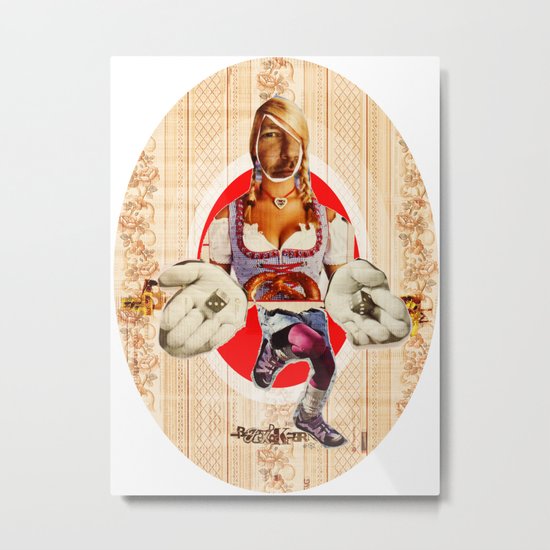 Volkstanz Buam Metal Print