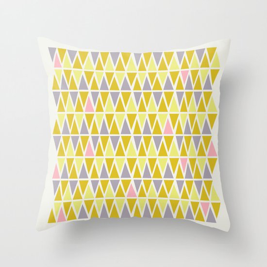 Lemon Sorbet Throw Pillow