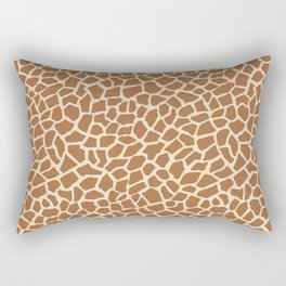 Giraffe Animal Print Pattern Rectangular Pillow
