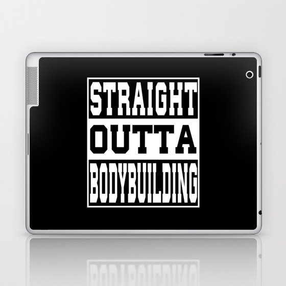 Bodybuilding Saying Funny Laptop & iPad Skin