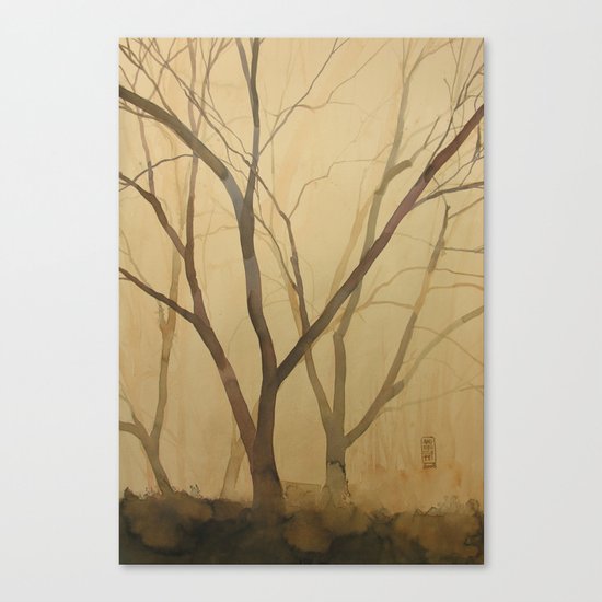 Waiting for spring Canvas Print