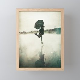 La danse de la pluie Framed Mini Art Print