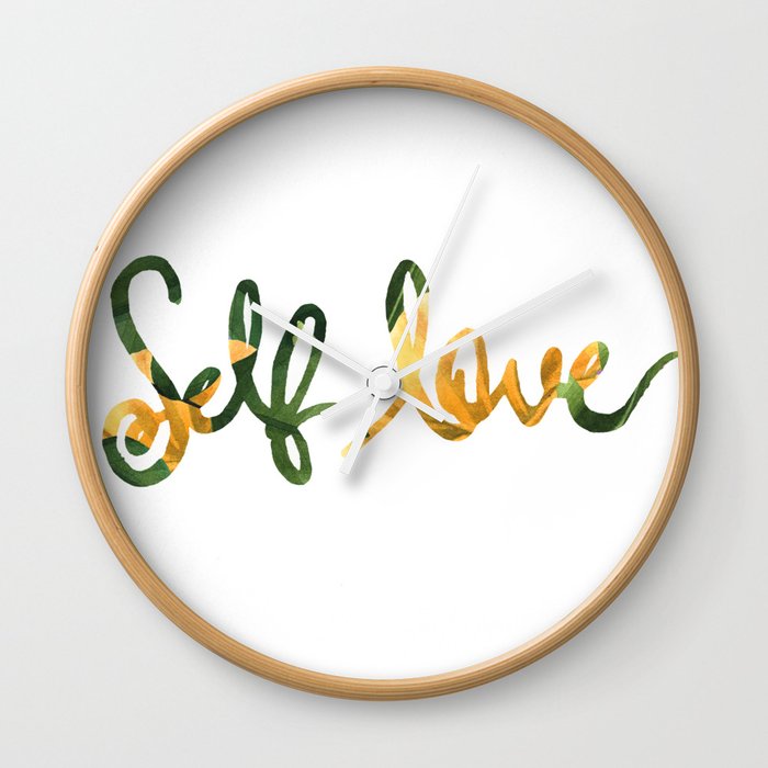 Self Love Wall Clock