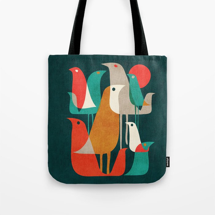 Flock of Birds Tote Bag by Picomodi | Society6