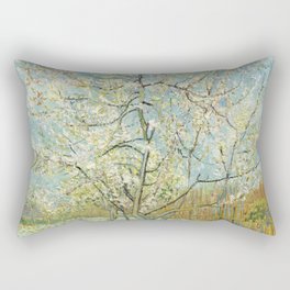 Vincent van Gogh The Pink Peach Tree, 1888 Rectangular Pillow