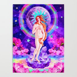 Psychedelic Venus Poster
