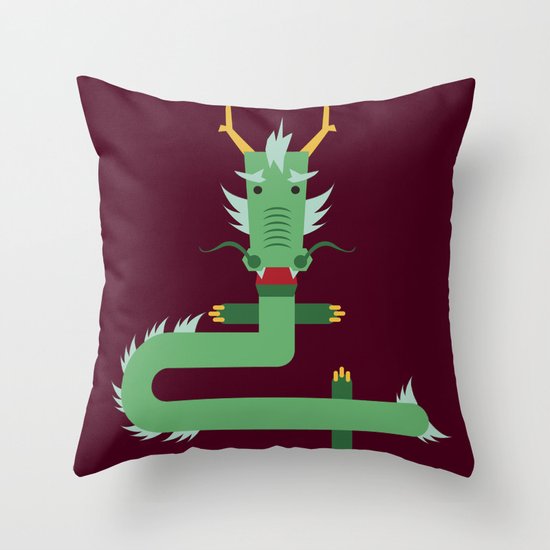 dragon Throw Pillow