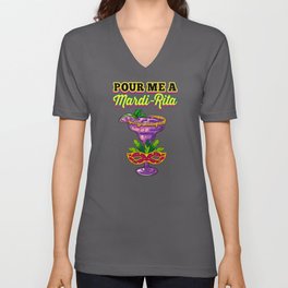 Mardi Gras Festival Clothing Co V Neck T Shirt