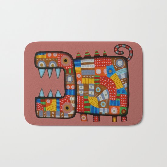 Dog hippo Bath Mat