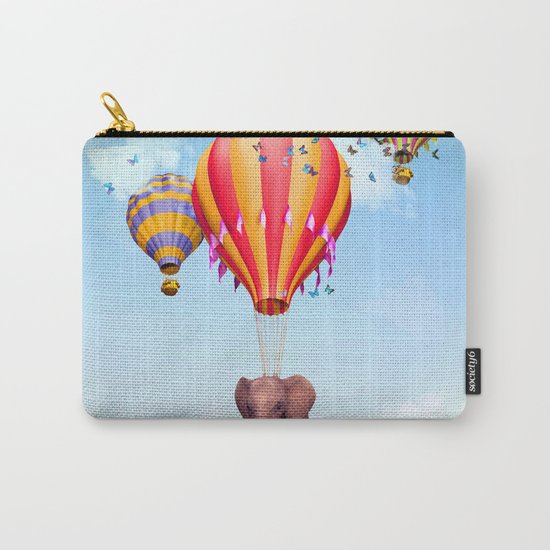 Elephant flying Carry-All Pouch