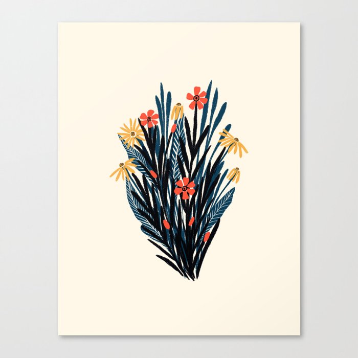 Simple Bouquet Canvas Print