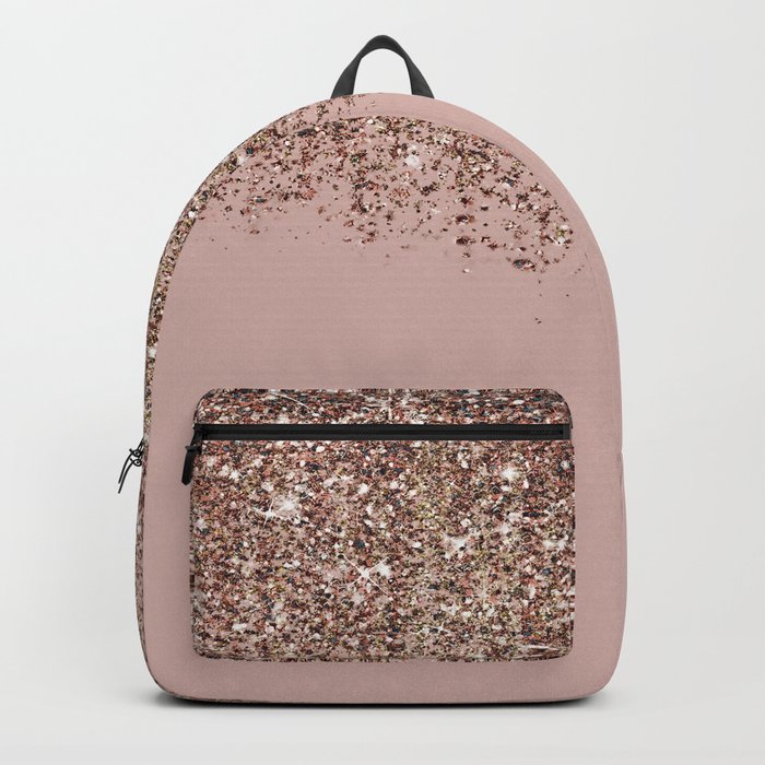 blush pink backpack purse