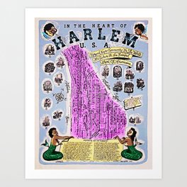 In the Heart of Harlem Renaissance Poster Art Print