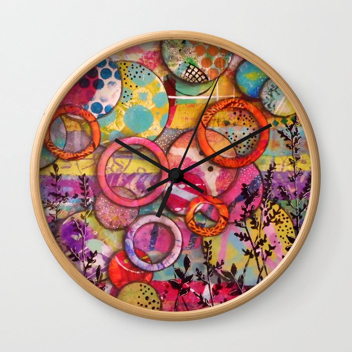 Going Round in Circles Wall Clock