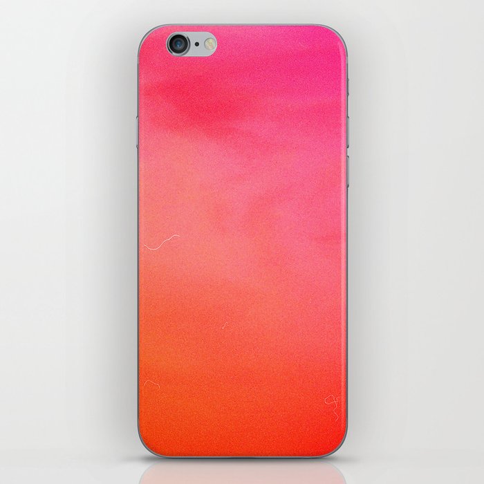 PinkOrange Gradient iPhone Skin