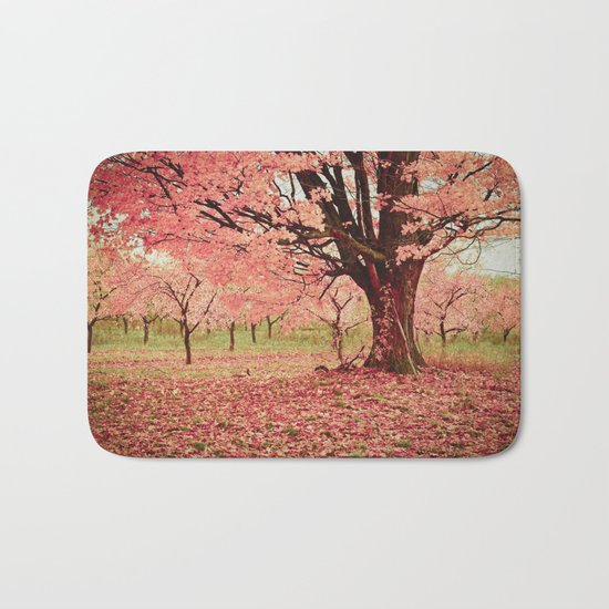 Wind and Leaves Bath Mat